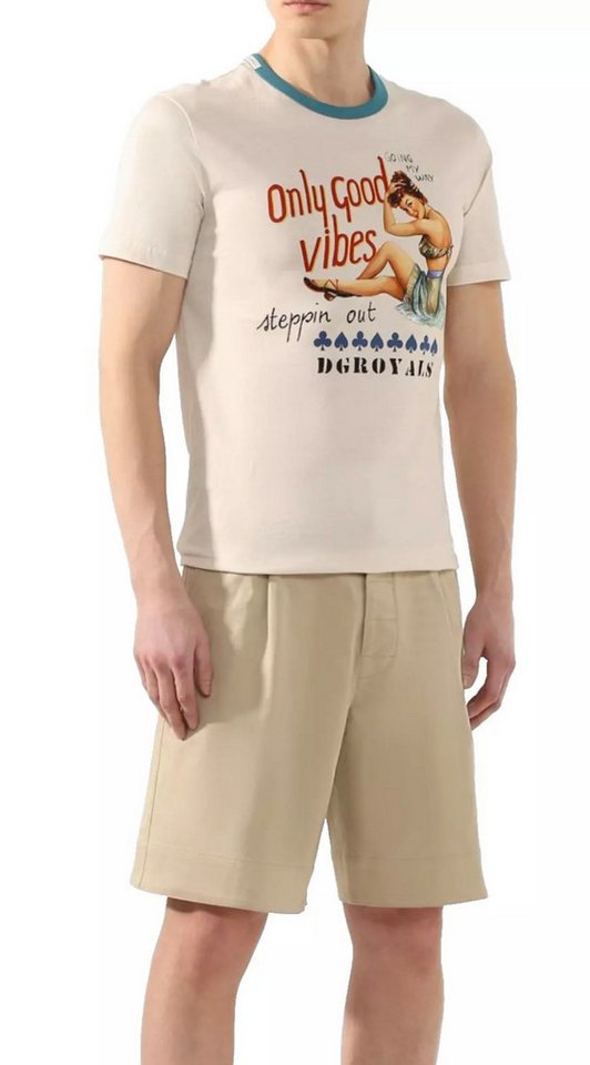 Dsquared2 Bermudas Loose Safari Chino Gabardine Kurze Hose Drei Eingrifftaschen und eine Klappentasche mit Druckknopf von Dsquared2