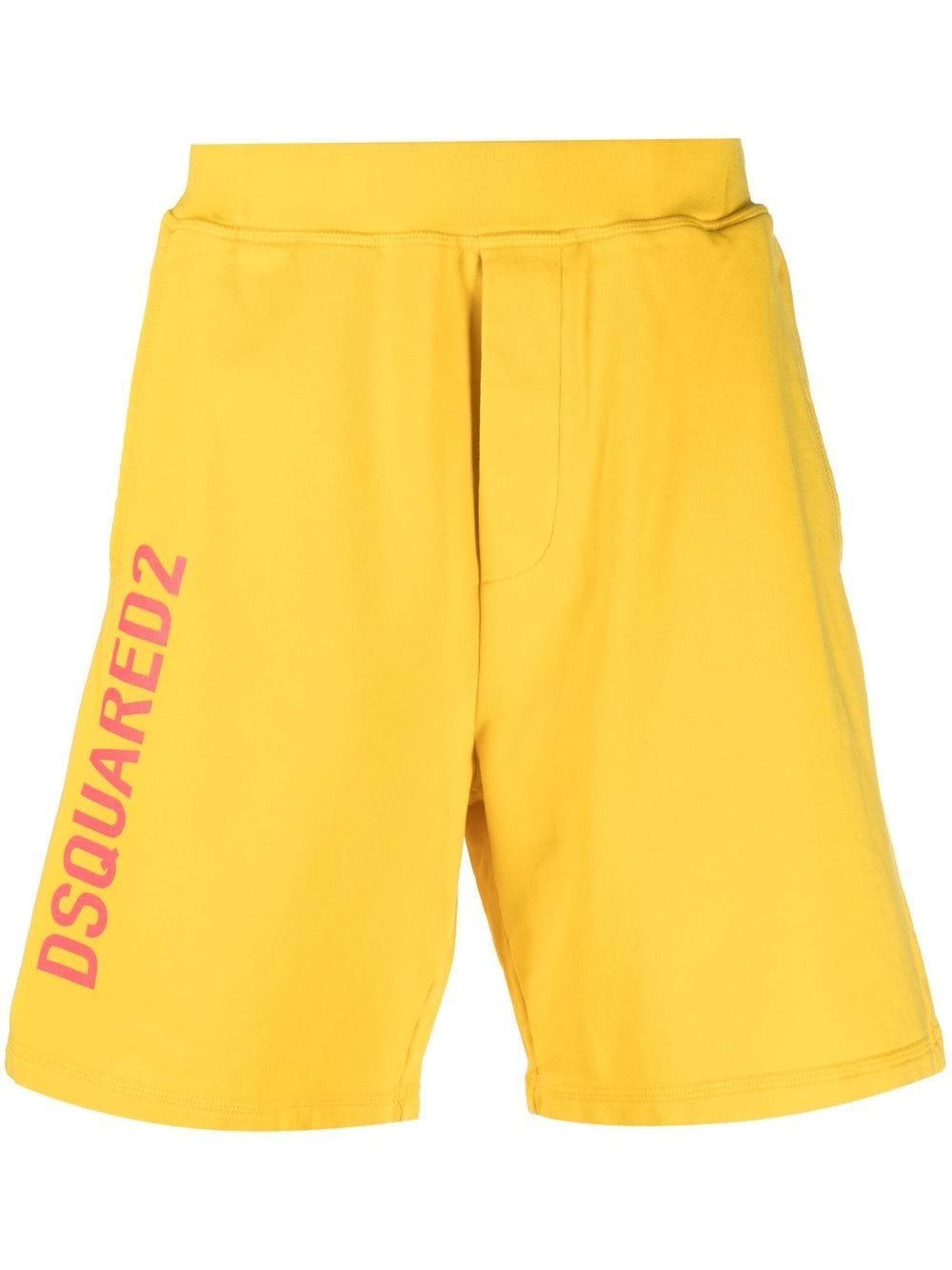 Dsquared2 Shorts mit Logo-Print - Gelb von Dsquared2