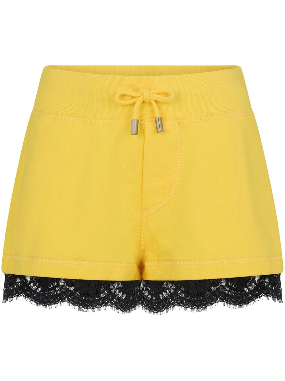 Dsquared2 Shorts mit Spitzendetail - Gelb von Dsquared2