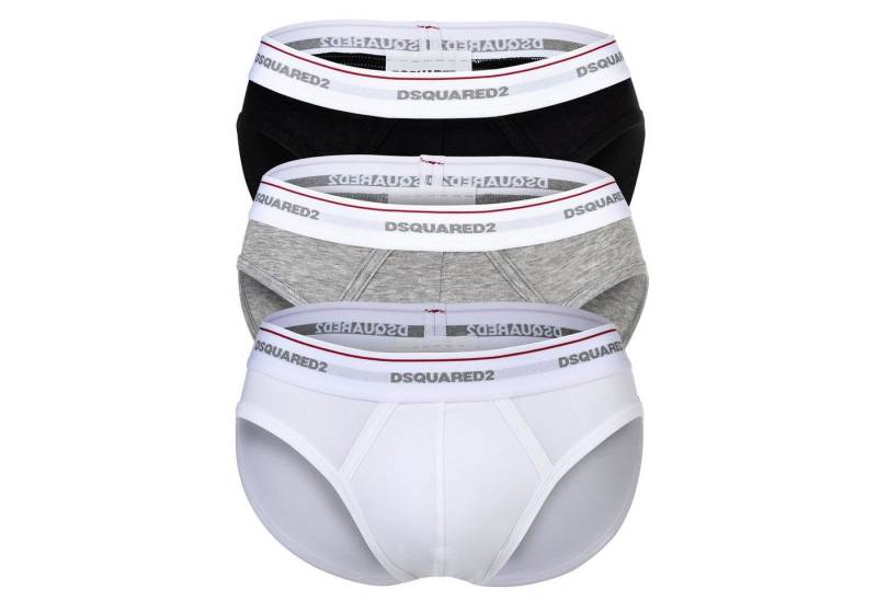 Dsquared2 Slip Herren Slip 3er Pack Baumwolle 3-PACK BRIEF (Packung, 3er Pack) von Dsquared2