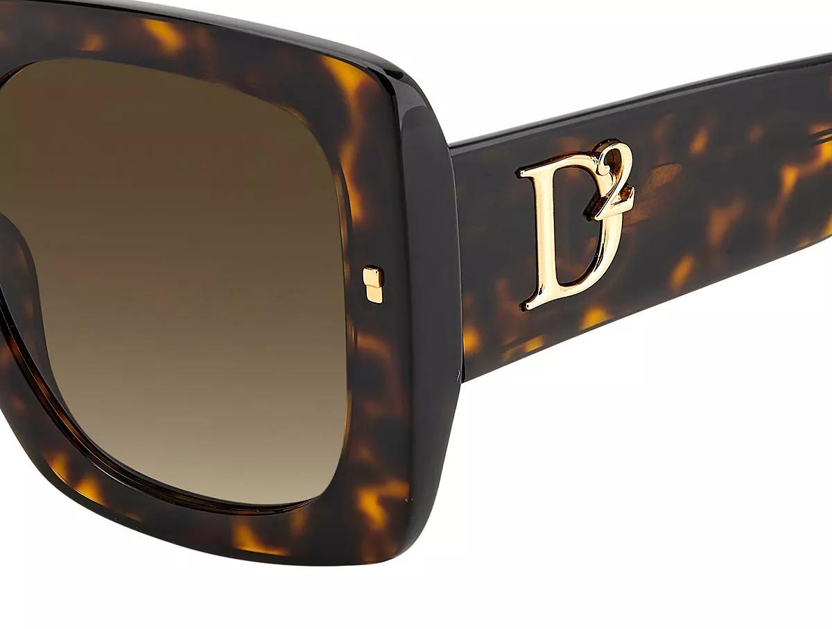 Dsquared2 Sonnenbrille - D2 0063/S - Gr. unisize - in Braun - für Damen von Dsquared2