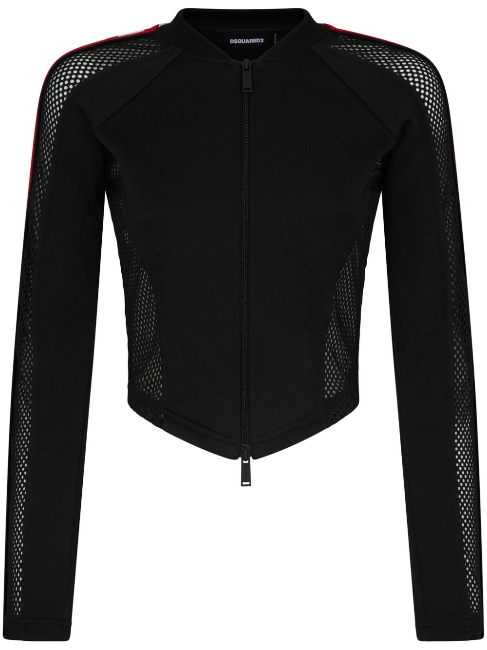 Dsquared2 Sportjacke mit Logo-Streifen - Schwarz von Dsquared2