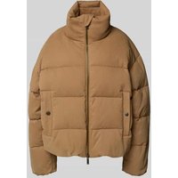 Dsquared2 Steppjacke mit gefüttertem Stehkragen in Camel, Größe L von Dsquared2