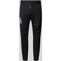 Dsquared2 Stoffhose mit Label-Print in Black, Größe 52 Dsquared2 Stoffhose mit Label-Print in Black, Größe 52 von Dsquared2