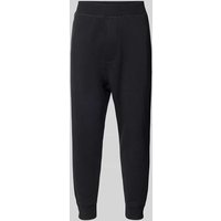 Dsquared2 Stoffhose mit gerippten Abschlüssen in Black, Größe XXL Dsquared2 Stoffhose mit gerippten Abschlüssen in Black, Größe XXL von Dsquared2