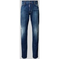 Dsquared2 Straight Fit Jeans mit Logo-Stitching in Dunkelblau, Größe 50 Dsquared2 Straight Fit Jeans mit Logo-Stitching in Dunkelblau, Größe 50 von Dsquared2