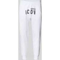 Dsquared2 Sweatpants mit Label-Print in Weiss, Größe XXL Dsquared2 Sweatpants mit Label-Print in Weiss, Größe XXL von Dsquared2