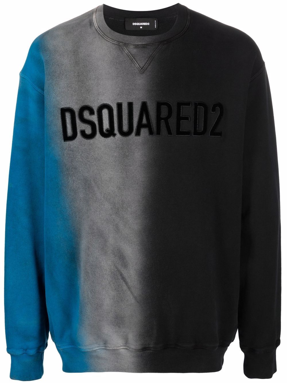 Dsquared2 Sweatshirt in Colour-Block-Optik - Blau von Dsquared2