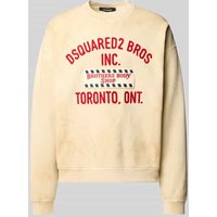 Dsquared2 Sweatshirt mit Label-Details in Beige, Größe XL Dsquared2 Sweatshirt mit Label-Details in Beige, Größe XL von Dsquared2