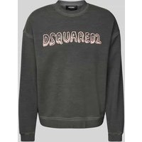 Dsquared2 Sweatshirt mit Label-Print in Anthrazit, Größe XXL Dsquared2 Sweatshirt mit Label-Print in Anthrazit, Größe XXL von Dsquared2