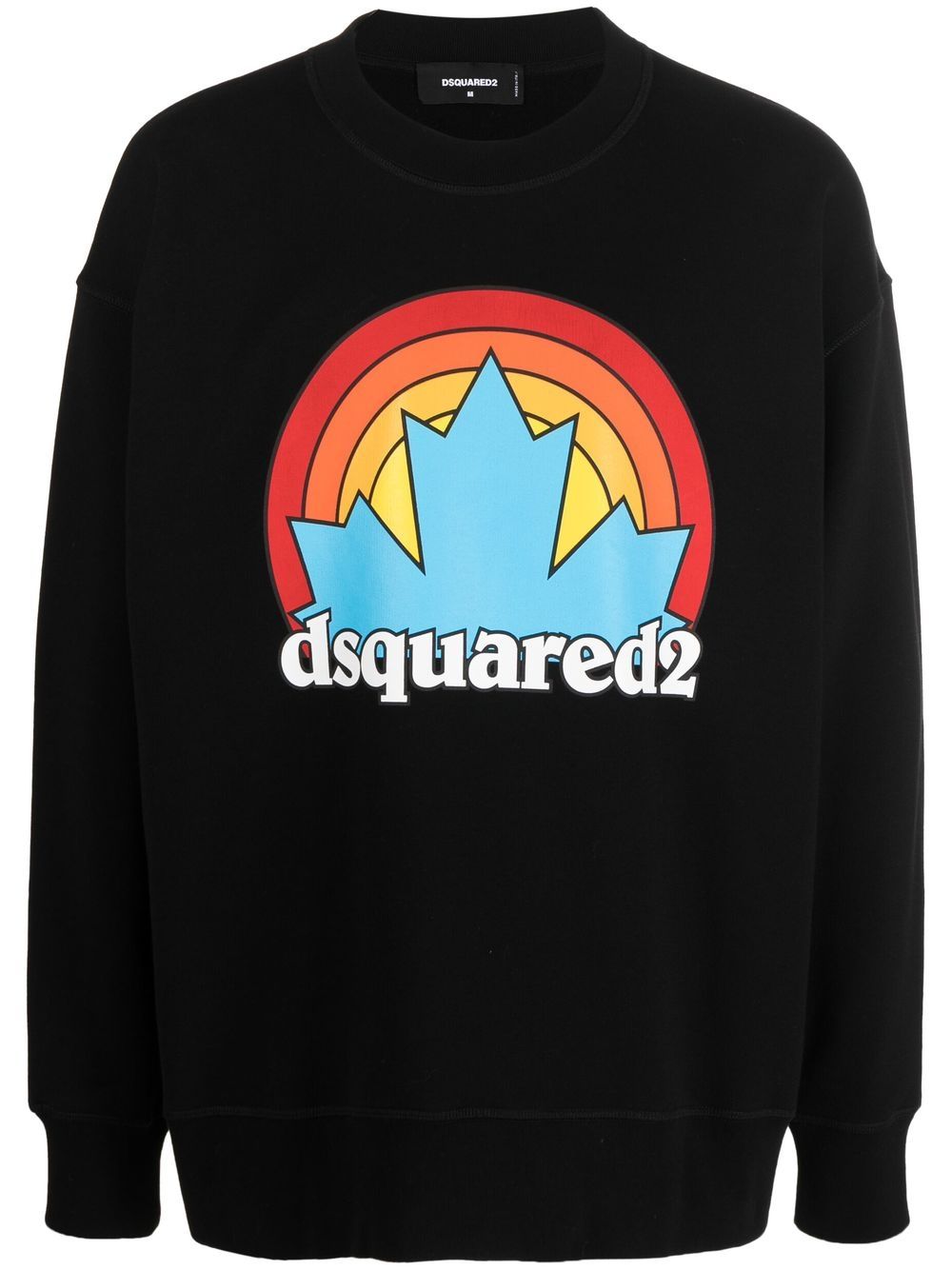 Dsquared2 Sweatshirt mit Logo-Print - Schwarz von Dsquared2