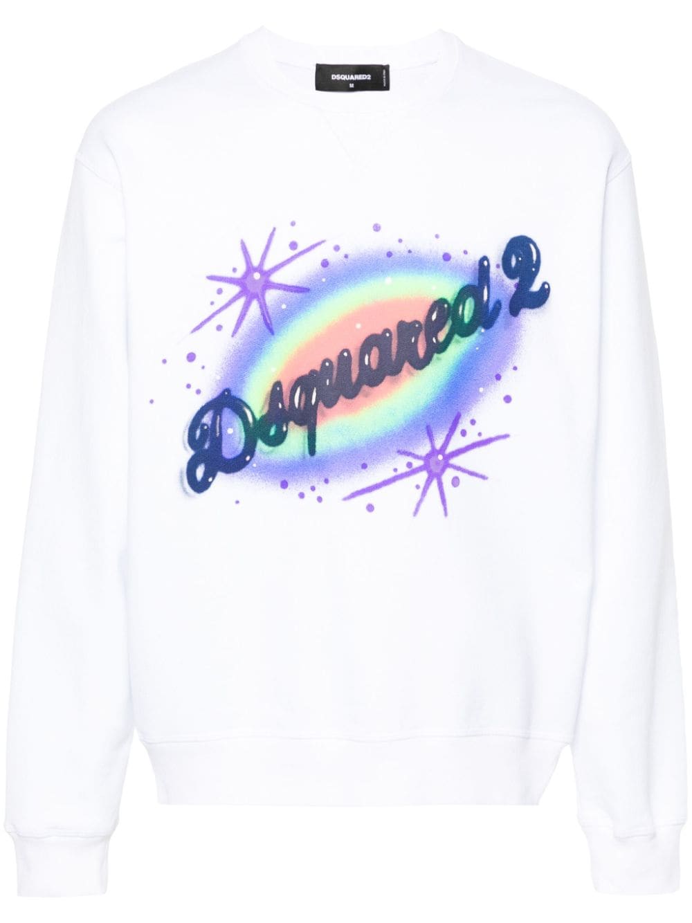 Dsquared2 Sweatshirt mit Logo-Print - Weiß von Dsquared2