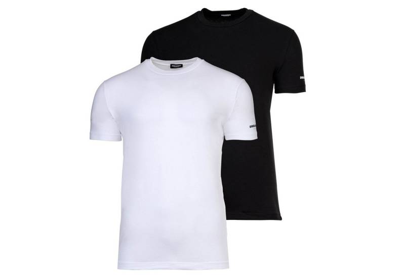 Dsquared2 T-Shirt Herren T-Shirt 2er Pack Baumwolle (Packung, 2er Pack) von Dsquared2