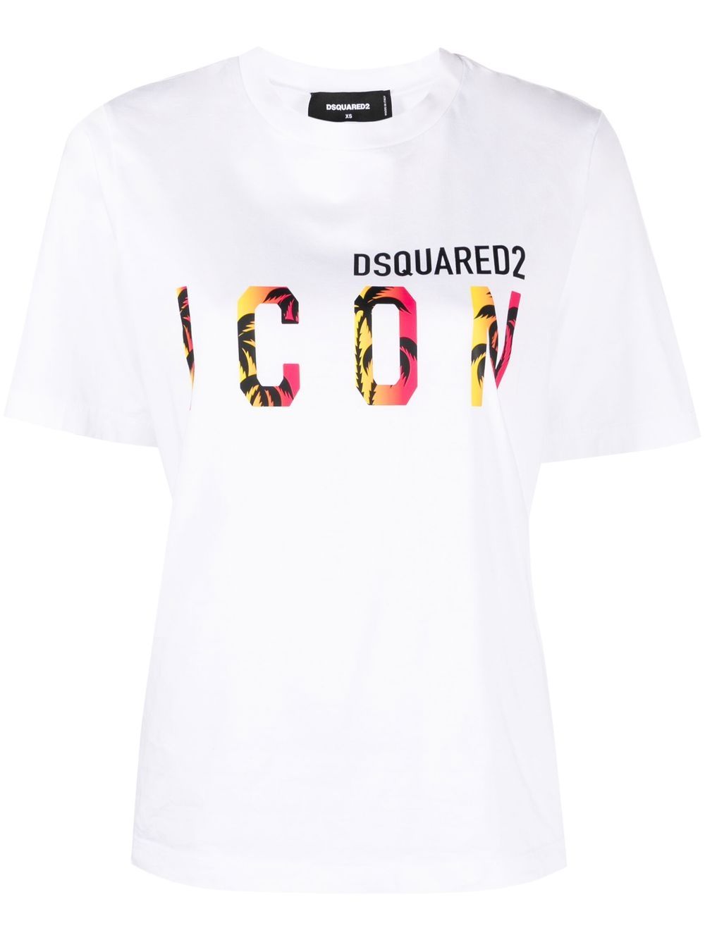 Dsquared2 T-Shirt mit "Icon"-Print - Weiß von Dsquared2