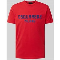 Dsquared2 T-Shirt mit Label-Detail in Rot, Größe XXL Dsquared2 T-Shirt mit Label-Detail in Rot, Größe XXL von Dsquared2