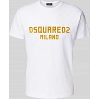 Dsquared2 T-Shirt mit Label-Detail in Weiss, Größe XXL Dsquared2 T-Shirt mit Label-Detail in Weiss, Größe XXL von Dsquared2