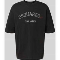 Dsquared2 T-Shirt mit Label-Print in Black, Größe XL Dsquared2 T-Shirt mit Label-Print in Black, Größe XL von Dsquared2