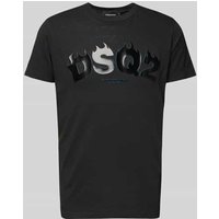 Dsquared2 T-Shirt mit Label-Print in Black, Größe XXL Dsquared2 T-Shirt mit Label-Print in Black, Größe XXL von Dsquared2