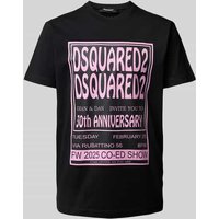 Dsquared2 T-Shirt mit Label-Print in Black, Größe XXL von Dsquared2