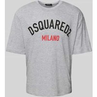 Dsquared2 T-Shirt mit Label-Print in Mittelgrau, Größe XXL Dsquared2 T-Shirt mit Label-Print in Mittelgrau, Größe XXL von Dsquared2
