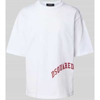 Dsquared2 T-Shirt mit Label-Print in Offwhite, Größe M Dsquared2 T-Shirt mit Label-Print in Offwhite, Größe M von Dsquared2