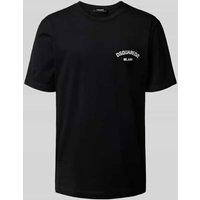 Dsquared2 T-Shirt mit Label-Print in Weiss, Größe L von Dsquared2