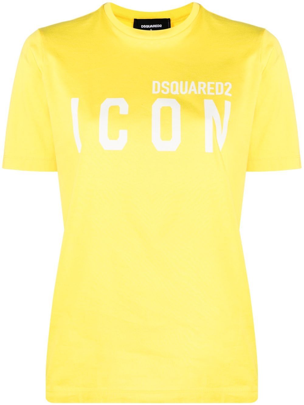 Dsquared2 T-Shirt mit Logo-Print - Gelb von Dsquared2