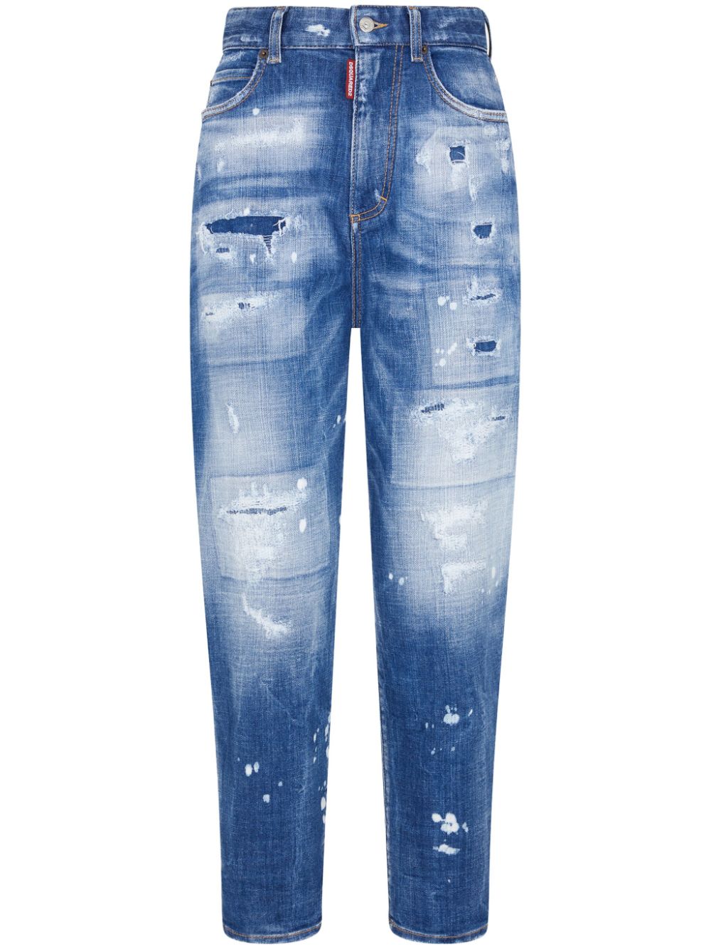 Dsquared2 Tapered-Jeans im Distressed-Look - Blau von Dsquared2