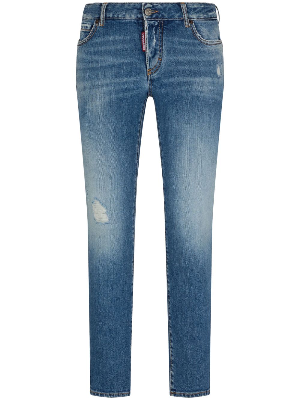 Dsquared2 Tapered-Jeans mit Logo-Patch - Blau von Dsquared2