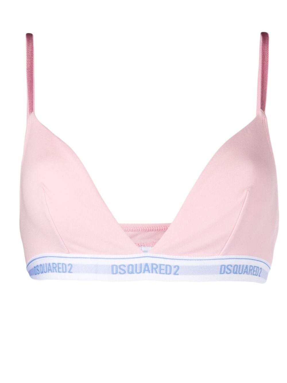 Dsquared2 Triangel-BH mit Logo-Bund - Rosa von Dsquared2