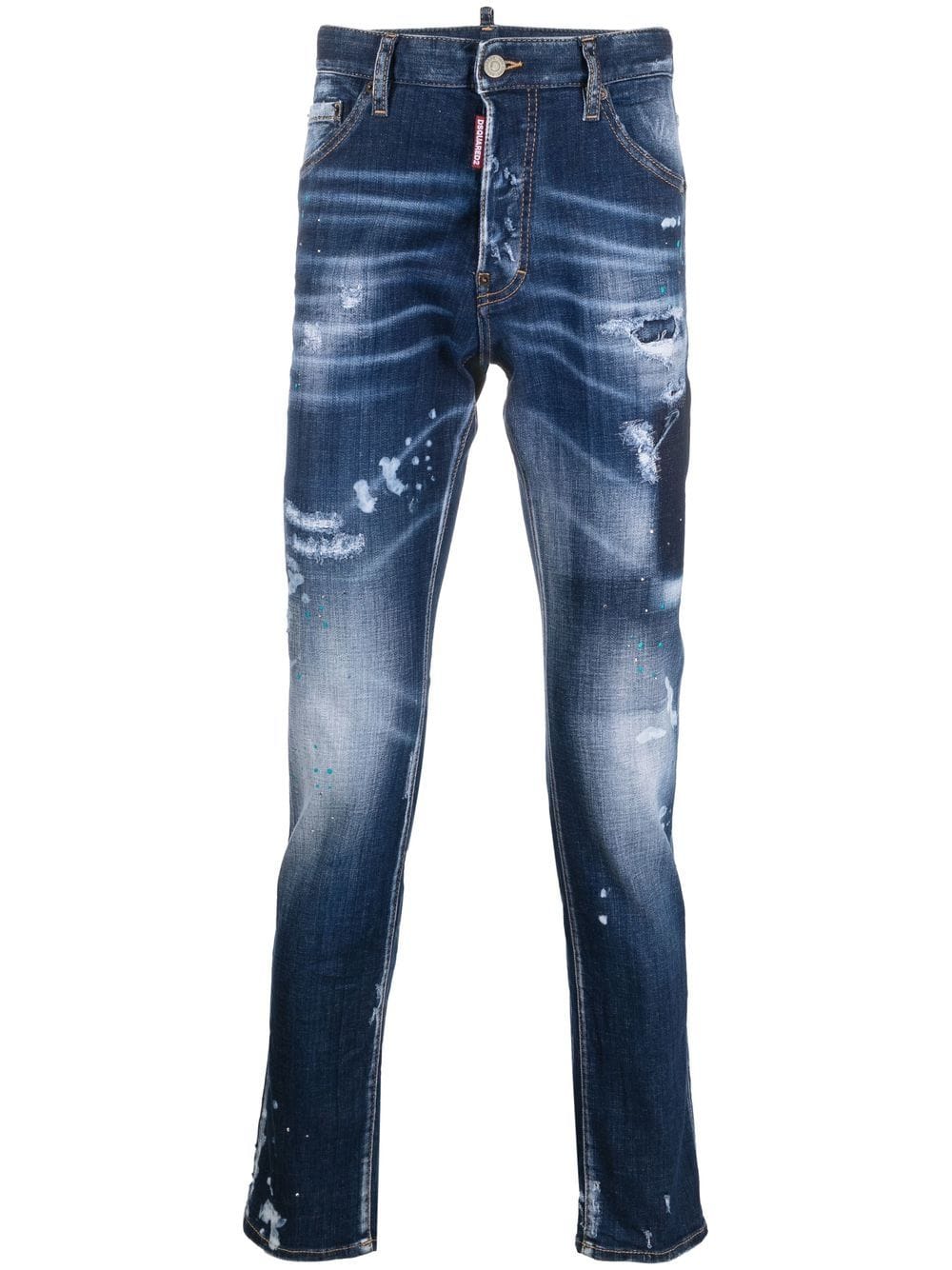 Dsquared2 Tiffany Skinny-Jeans in Distressed-Look - Blau von Dsquared2