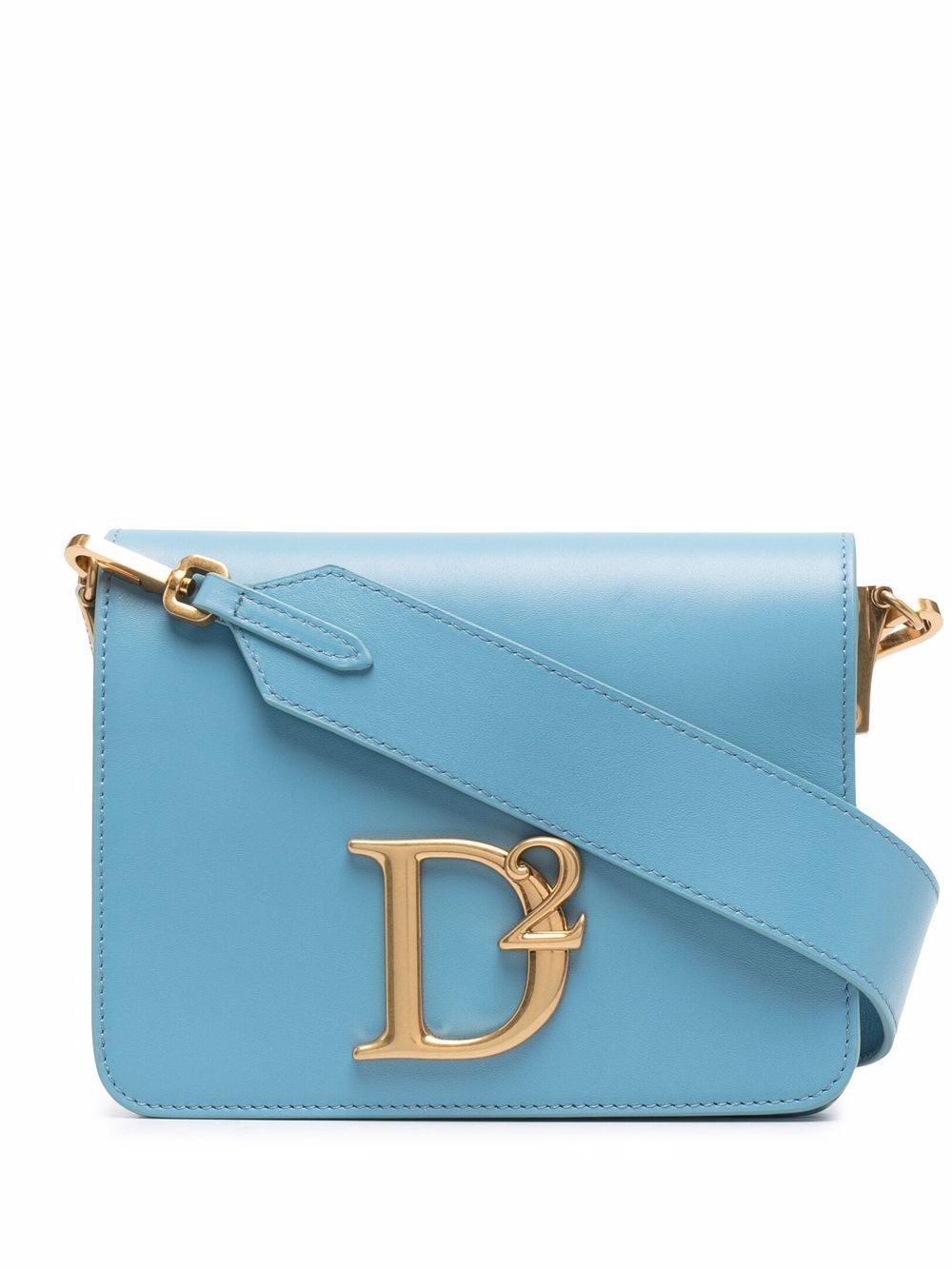 Dsquared2 Umhängetasche mit Logo-Schild - Blau von Dsquared2