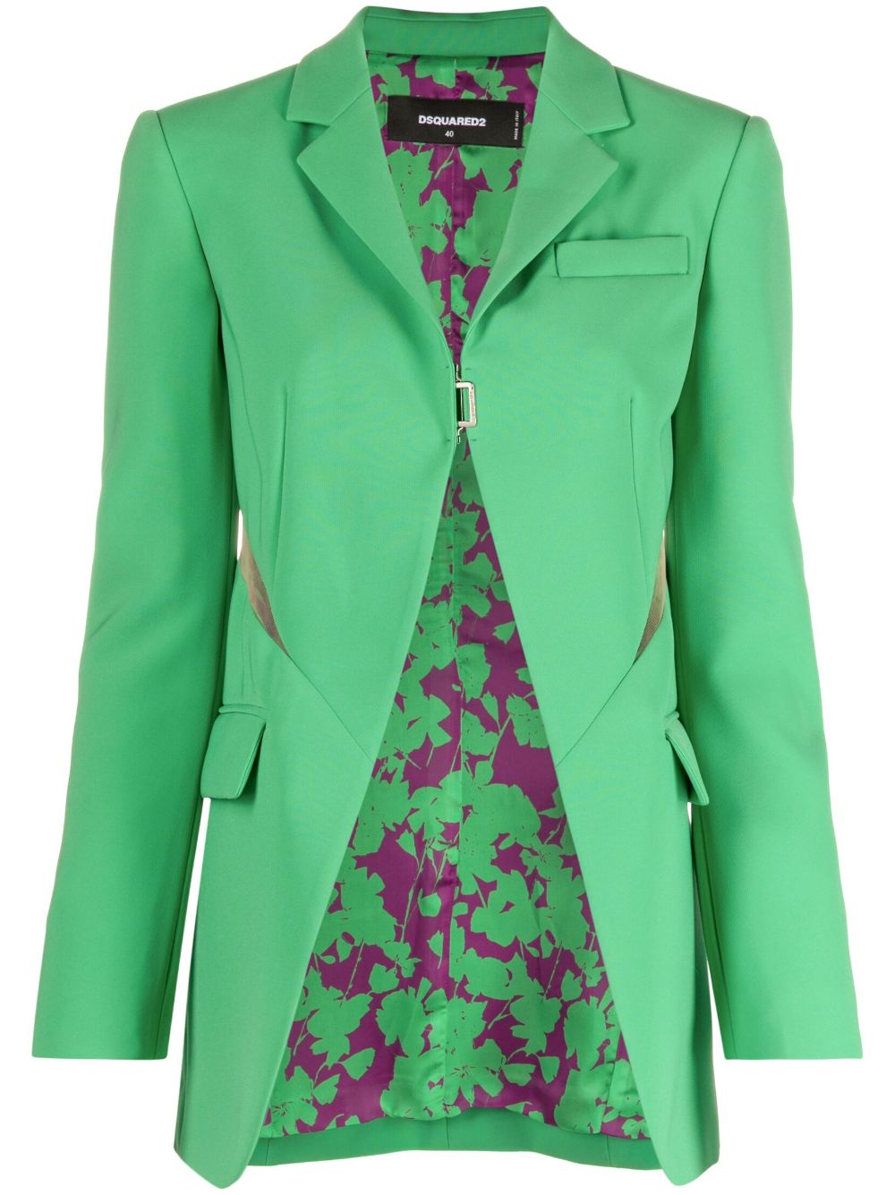 Dsquared2 Blazer mit Cut-Outs - Grün von Dsquared2