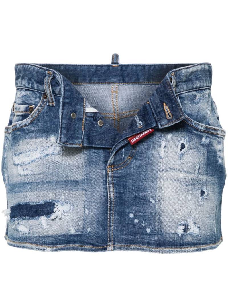 Dsquared2 Klassischer Jeans-Minirock - Blau von Dsquared2