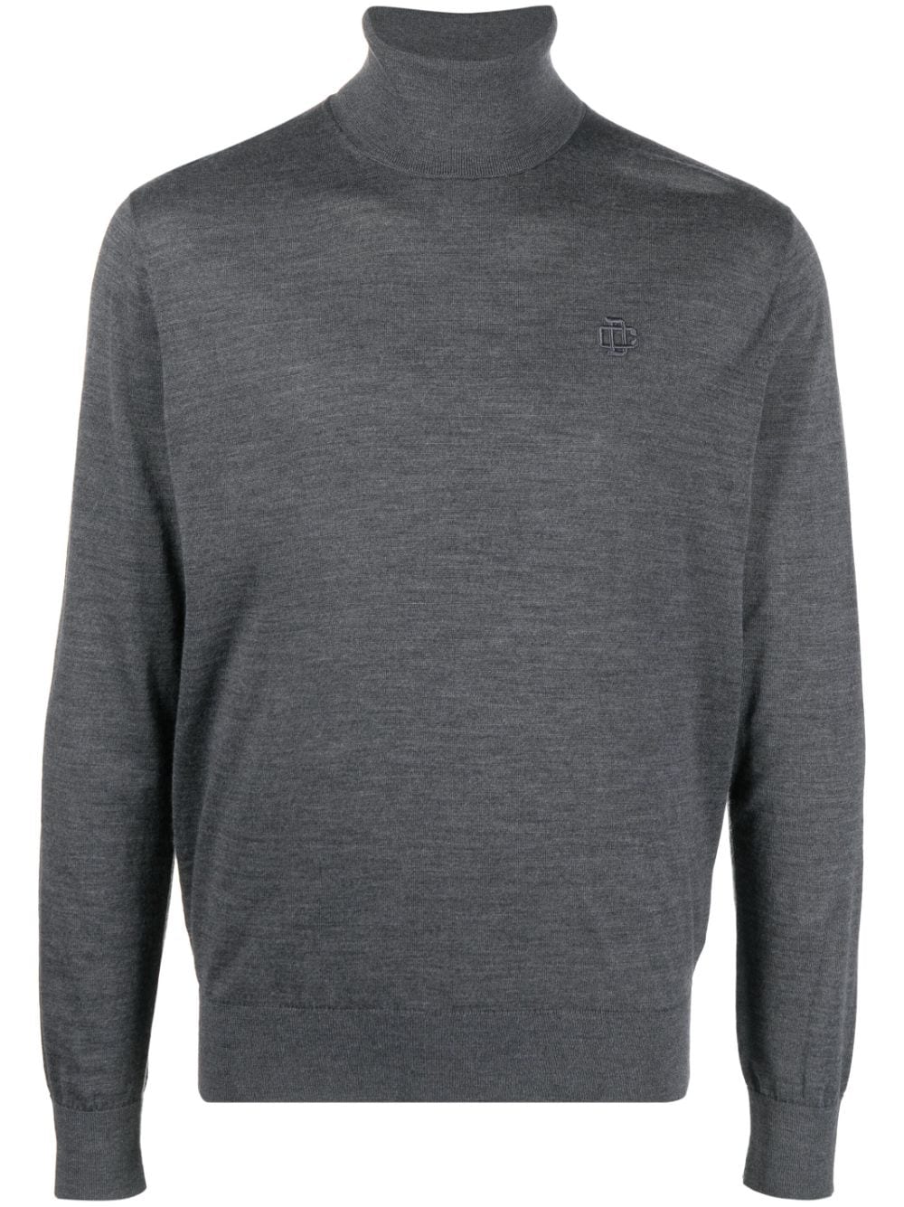 Dsquared2 Rollkragenpullover mit Logo-Stickerei - Grau von Dsquared2