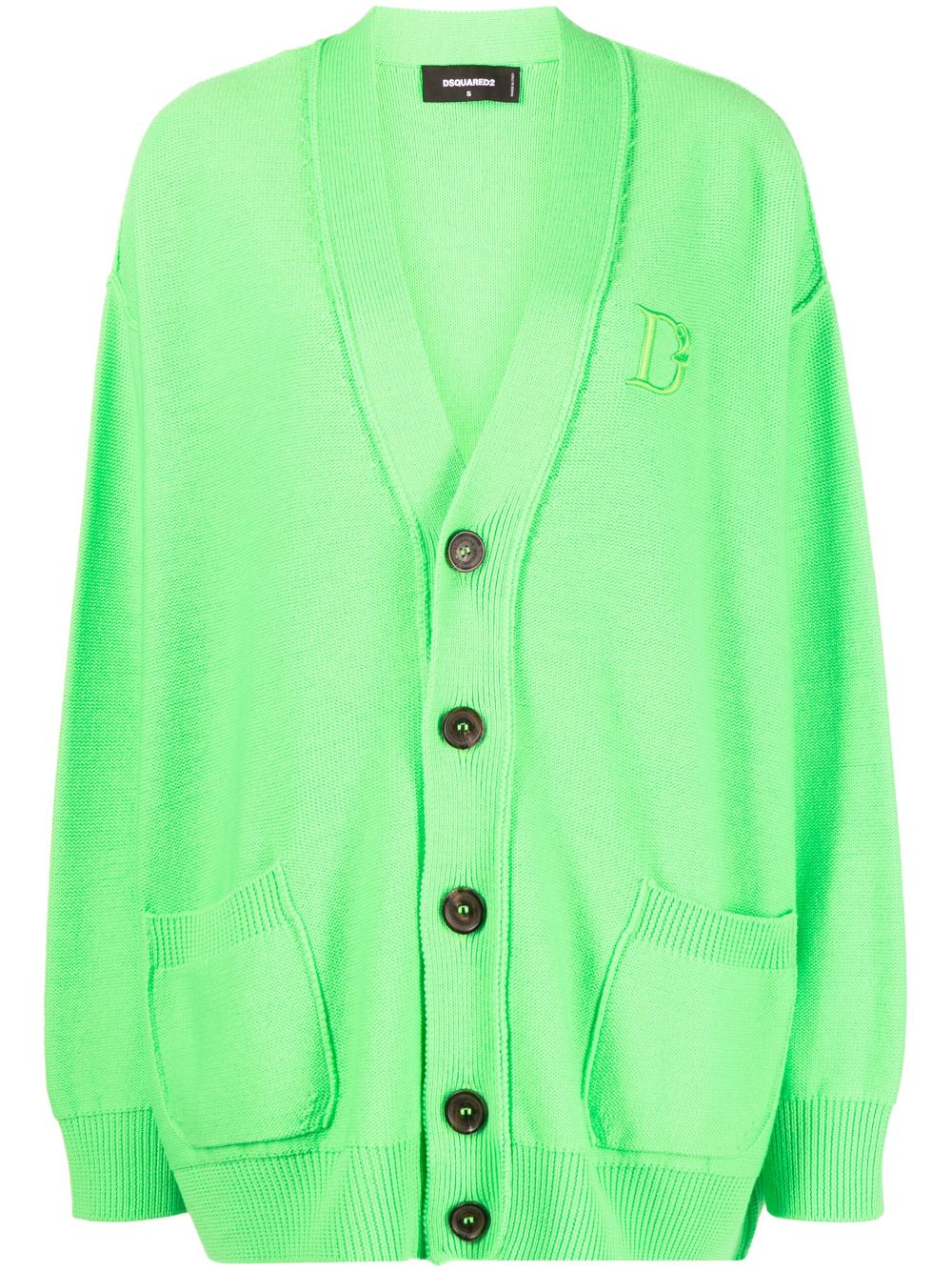 Dsquared2 Bestickter Cardigan - Grün von Dsquared2