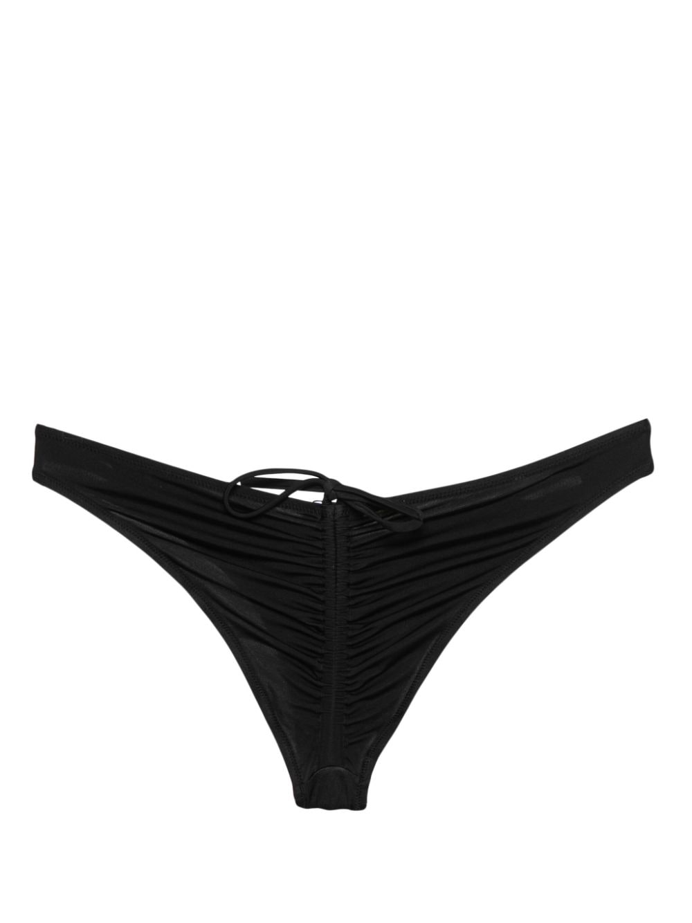 Dsquared2 gathered-detail bikini bottom - Schwarz von Dsquared2