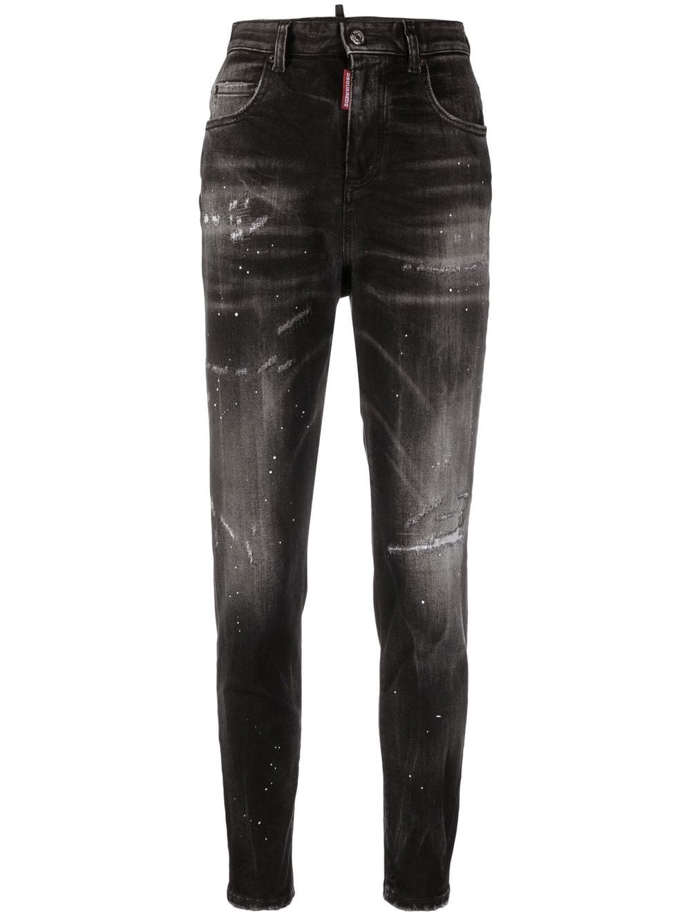 Dsquared2 Skinny-Jeans mit Print - Schwarz von Dsquared2