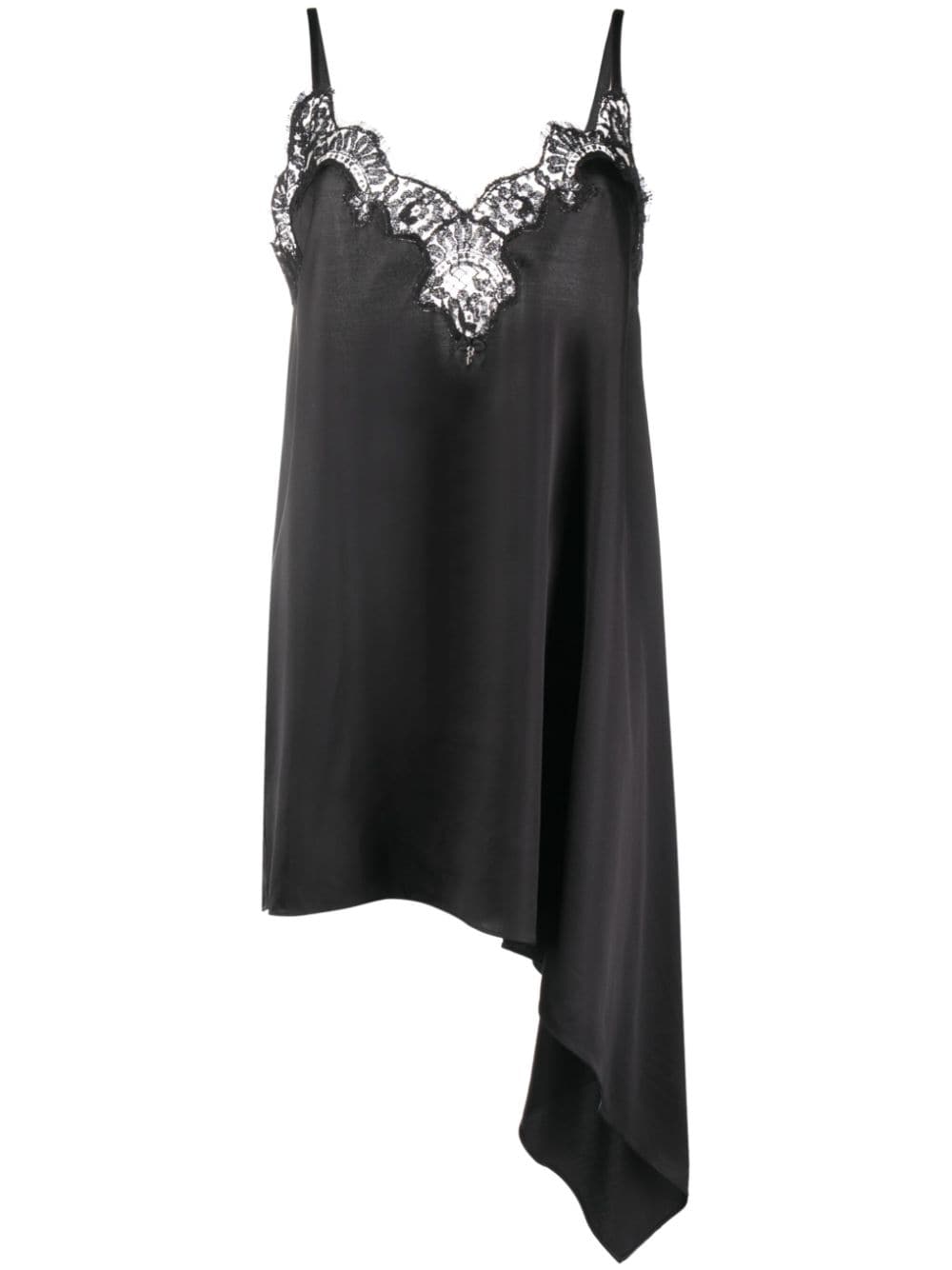 Dsquared2 Camisole-Kleid mit Spitzenborte - Schwarz von Dsquared2
