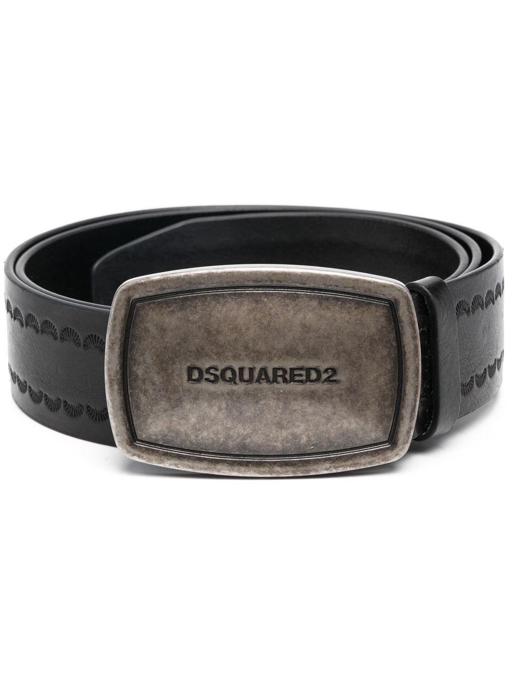 Dsquared2 Gürtel mit Logo-Schnalle - Schwarz von Dsquared2