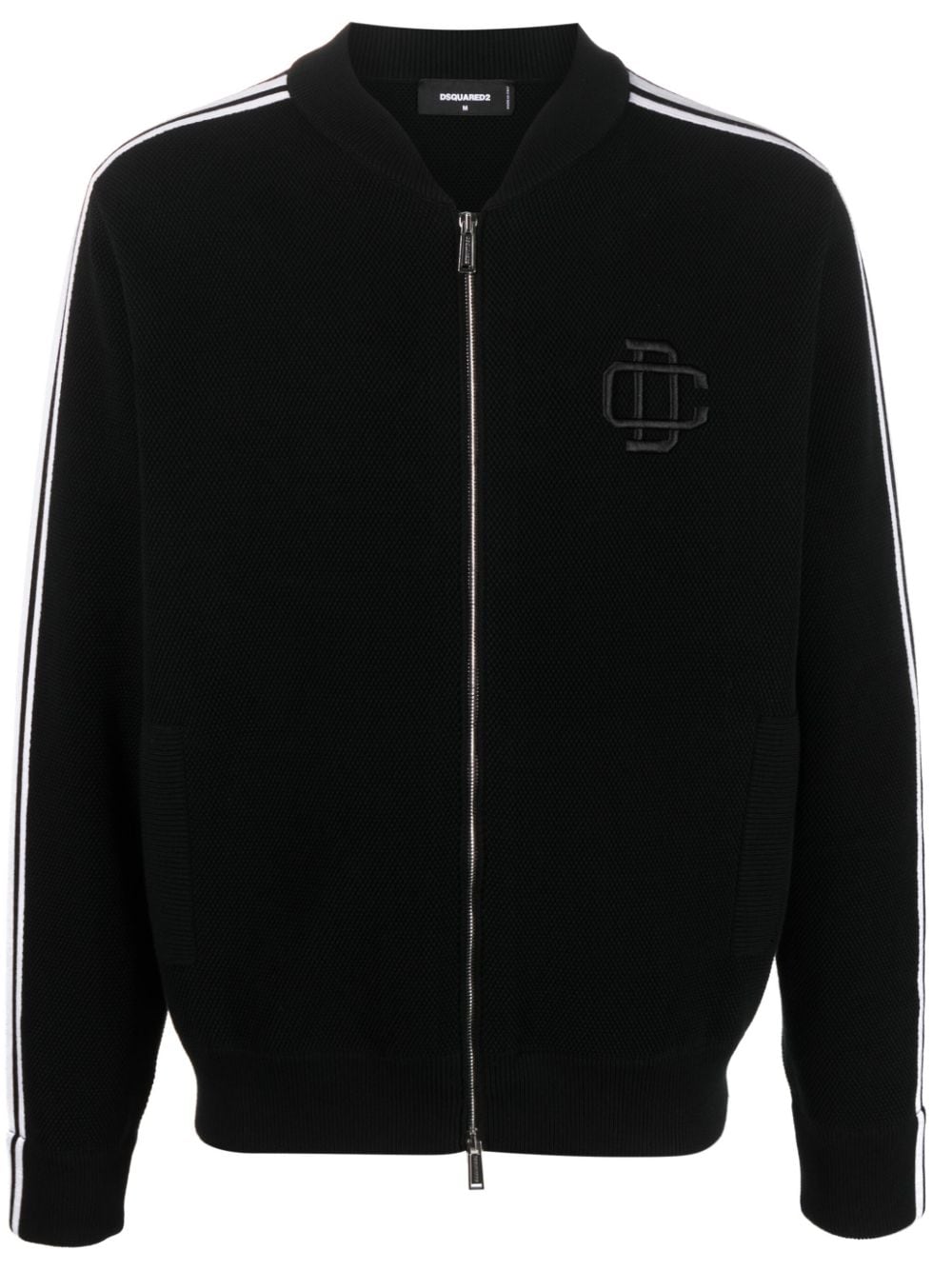 Dsquared2 Cardigan mit Logo-Stickerei - Schwarz von Dsquared2