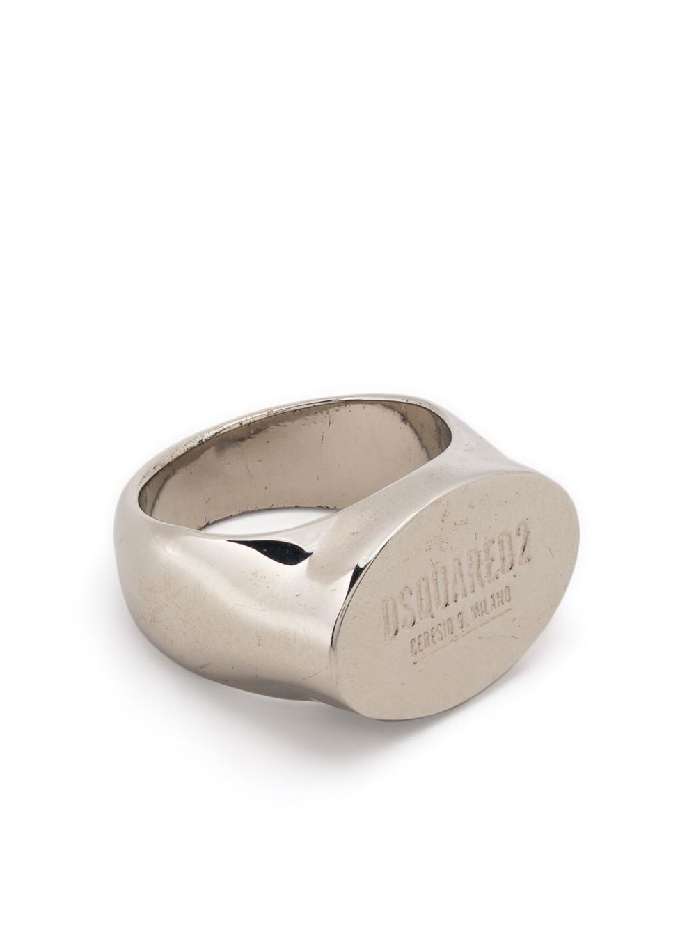 Dsquared2 Ring mit Logo-Gravur - Silber von Dsquared2