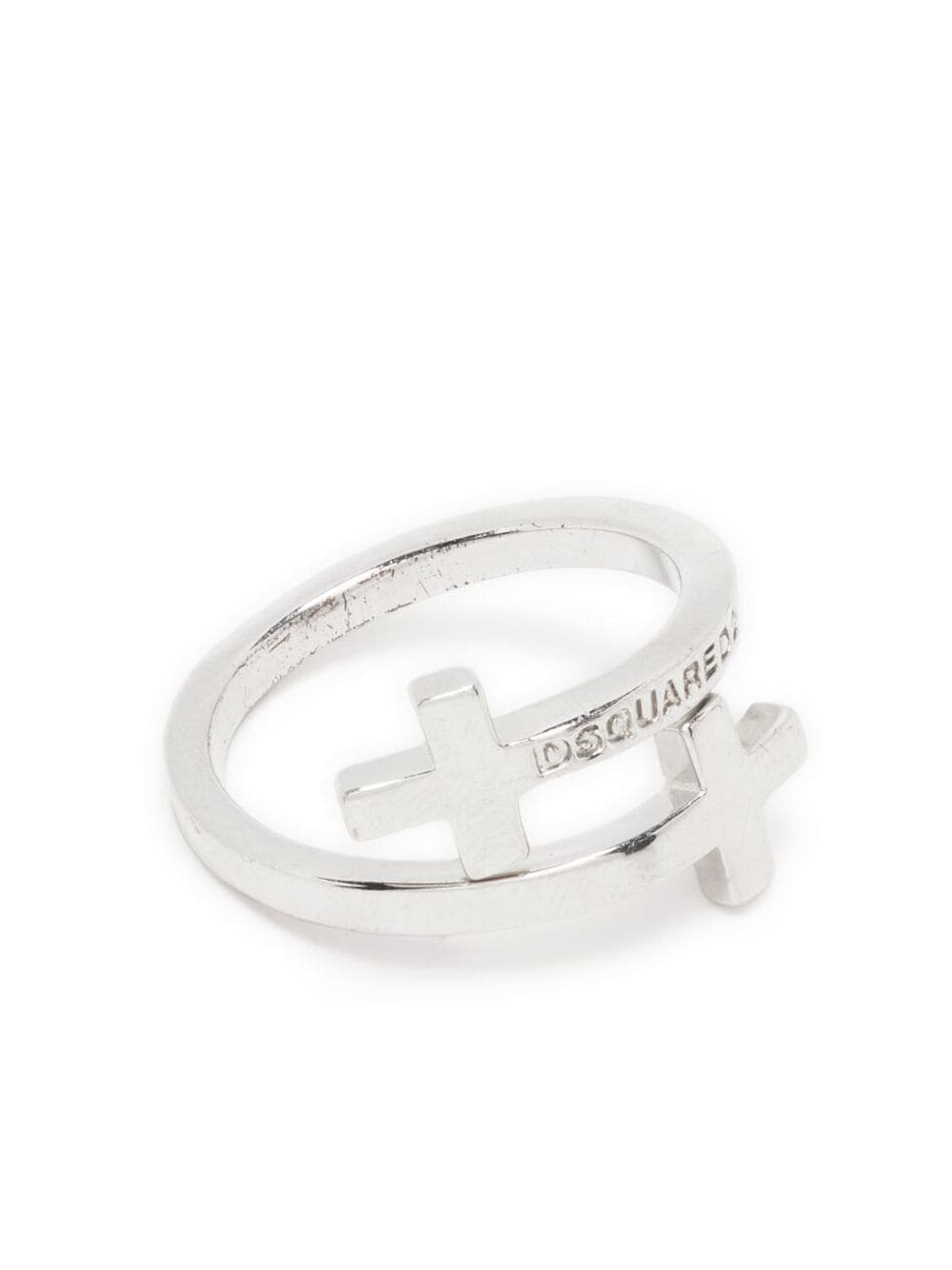 Dsquared2 Ring mit Logo-Gravur - Silber von Dsquared2