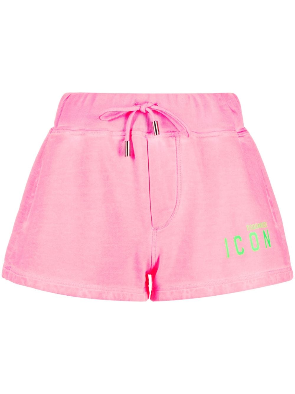 Dsquared2 Shorts aus Logo-Jacquard - Rosa von Dsquared2