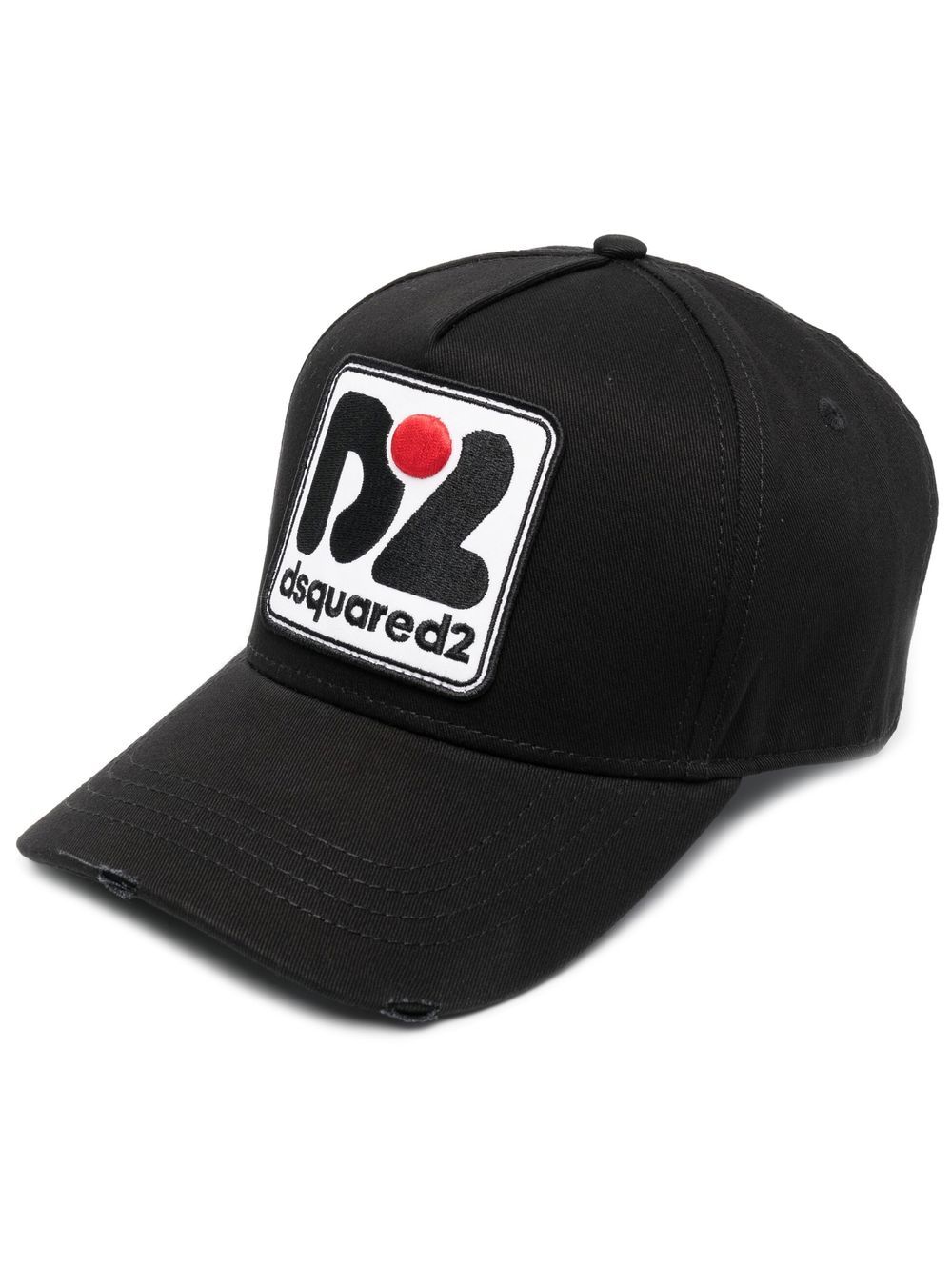 Dsquared2 Baseballkappe mit Logo-Patch - Schwarz von Dsquared2