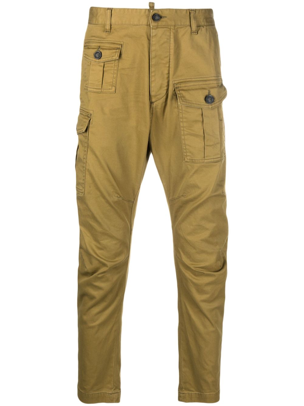 Dsquared2 Cargohose mit Logo-Patch - Grün von Dsquared2