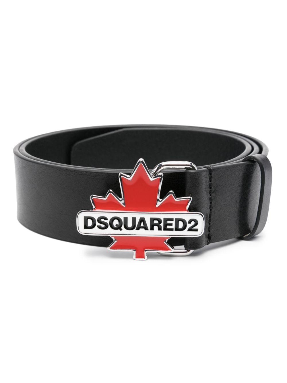 Dsquared2 Gürtel mit Logo-Schild - Schwarz von Dsquared2