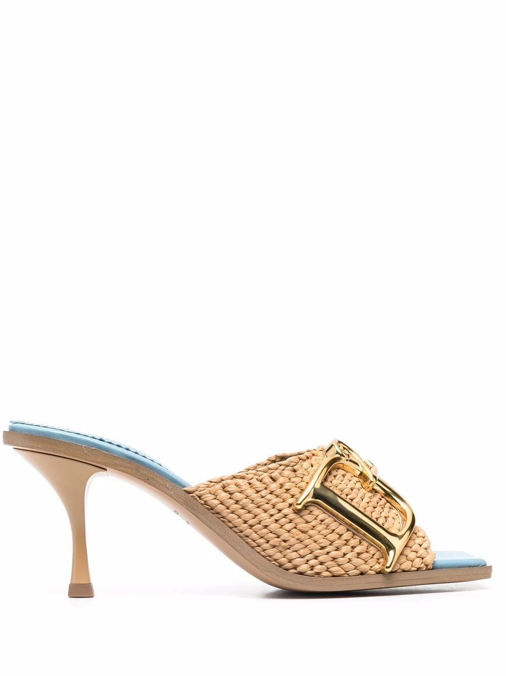 Dsquared2 Mules mit Logo-Schild - Nude von Dsquared2