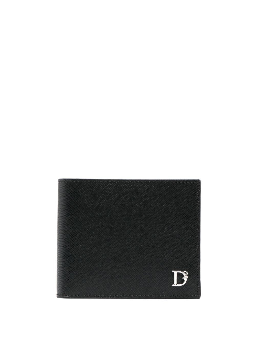 Dsquared2 Portemonnaie mit Logo-Schild - Schwarz von Dsquared2