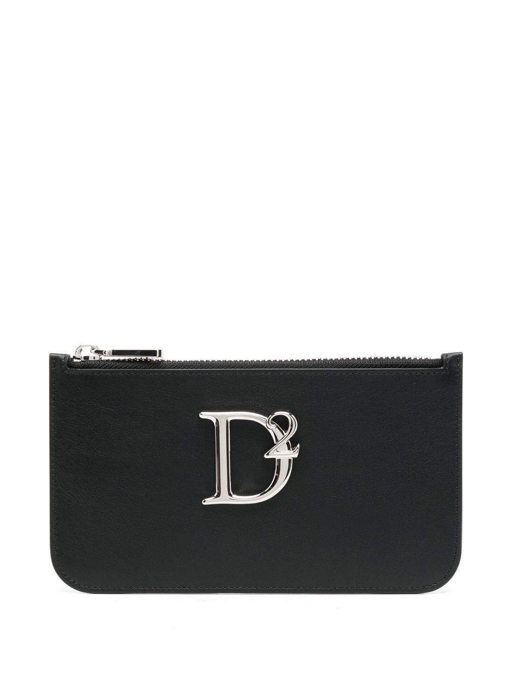 Dsquared2 Portemonnaie mit Logo-Schild - Schwarz von Dsquared2